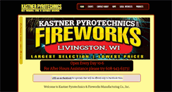 Desktop Screenshot of kastnerpyrotechnics.com